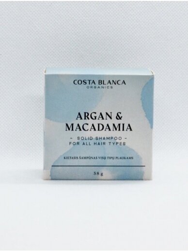Argan & Macadamia kietas šampūnas 4