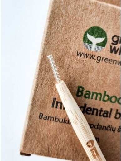 Bambukiniai tarpdančių šepetėliai