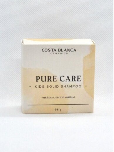 Kietas šampūnas pure care (vaikiškas) 5